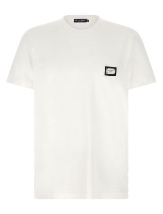 Футболка DOLCE & GABBANA Logo plate T-shirt