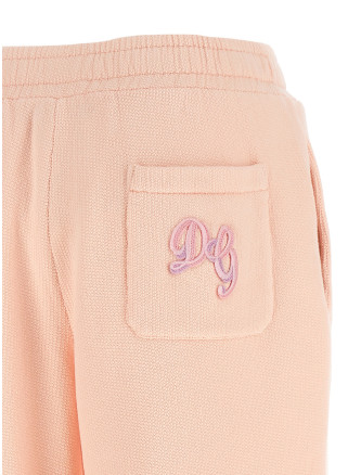 Брюки DOLCE & GABBANA Logo embroidery joggers (FTC91ZGDDMDF0372) #