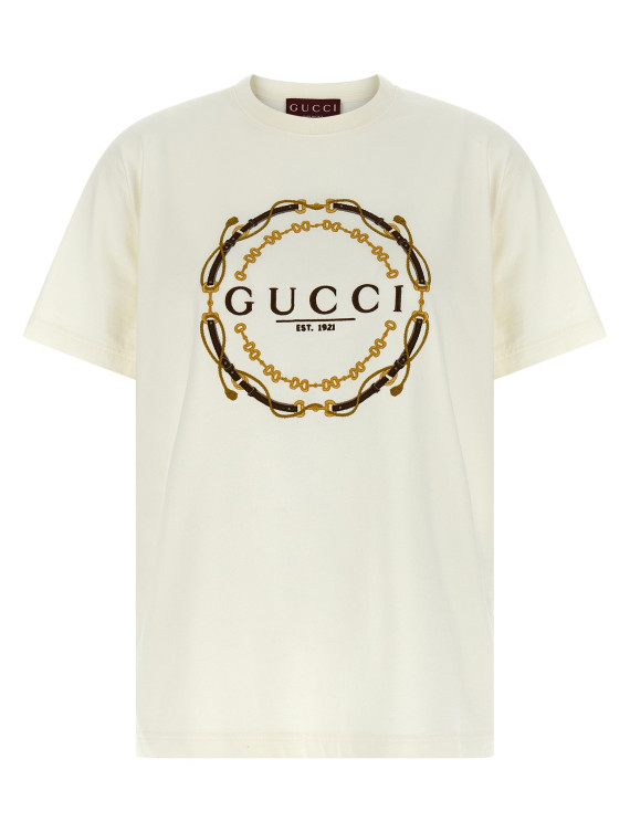 Футболка GUCCI 'Briglie Gucci Est 1921' (837959XJHQY9750) #1