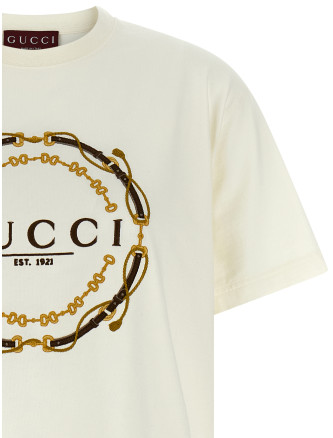 Футболка GUCCI 'Briglie Gucci Est 1921' (837959XJHQY9750) #