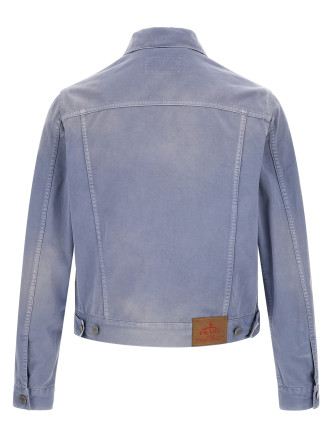 Джинсовая куртка PRADA Blouson gabardine (GEB227SCMO18PFF0E1Y) #