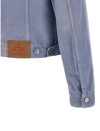 Джинсовая куртка PRADA Blouson gabardine (GEB227SCMO18PFF0E1Y) #