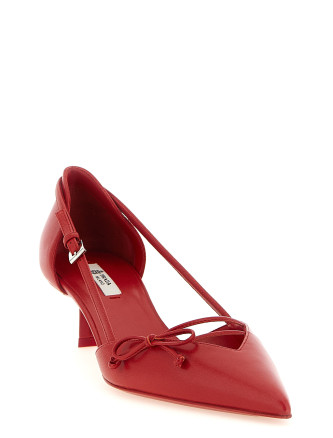 Каблуки средней высоты PRADA Open pumps at the sides (1I442OFB045011F0011) #