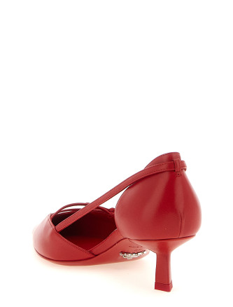 Каблуки средней высоты PRADA Open pumps at the sides (1I442OFB045011F0011) #