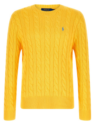 Свитер, кардиган POLO RALPH LAUREN Cotton braided sweater