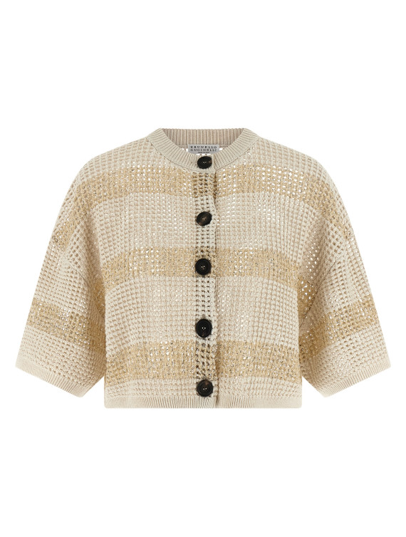 Свитер, кардиган BRUNELLO CUCINELLI 'Crop' (M58772826CLH85) #1