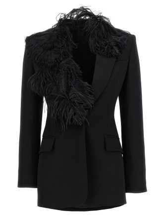 Пиджак, костюм THE ATTICO Feather blazer