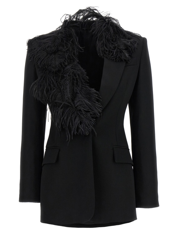 Пиджак, костюм THE ATTICO Feather blazer (260WCG00091100) #1