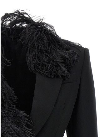 Пиджак, костюм THE ATTICO Feather blazer (260WCG00091100) #