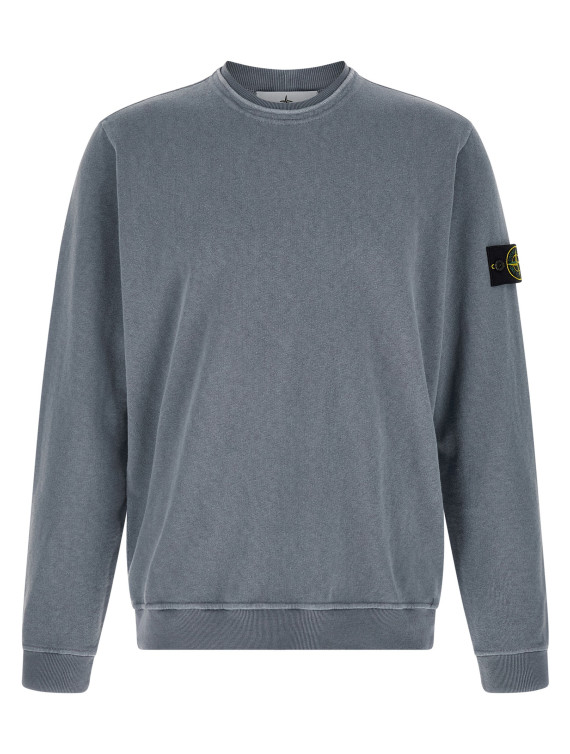 Толстовка STONE ISLAND Brushed cotton sweatshirt (L1S156100034S0060V0124) #1