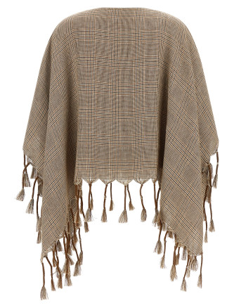 Накидка BRUNELLO CUCINELLI Linen poncho (MSCDVSP05CRQ58) #