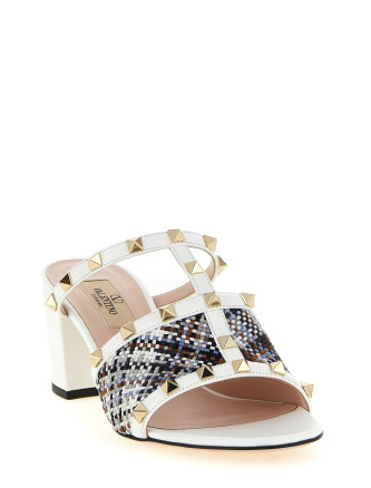 Босоножки на среднем каблуке VALENTINO GARAVANI 'Rockstud' (W0S0LT4EDX3NU) #