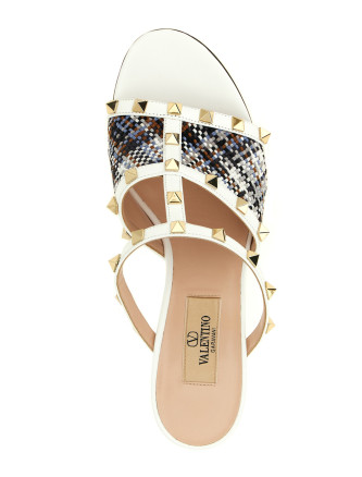 Босоножки на среднем каблуке VALENTINO GARAVANI 'Rockstud' (W0S0LT4EDX3NU) #