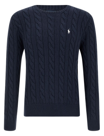 Свитер, кардиган POLO RALPH LAUREN Cotton braided sweater