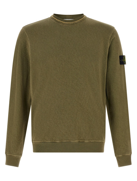 Толстовка STONE ISLAND Brushed cotton sweatshirt (L1S156100034S0060V015G) #1