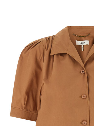 Рубашка, блузка CHLOÉ Logo embroidery shirt (CH26UHT8914426U) #