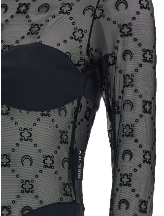 Тело MARINE SERRE 'Moonogram' (WTO474ACJER0005BK99) #