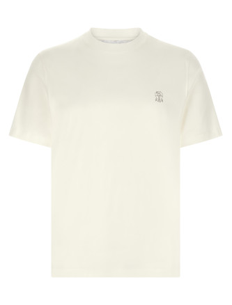 Футболка BRUNELLO CUCINELLI Logo print T-shirt