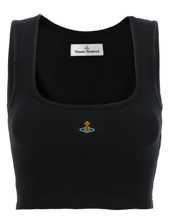Повседневный топ VIVIENNE WESTWOOD 'Cropped Rib'