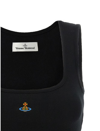 Повседневный топ VIVIENNE WESTWOOD 'Cropped Rib' (1G010011J009CN401) #
