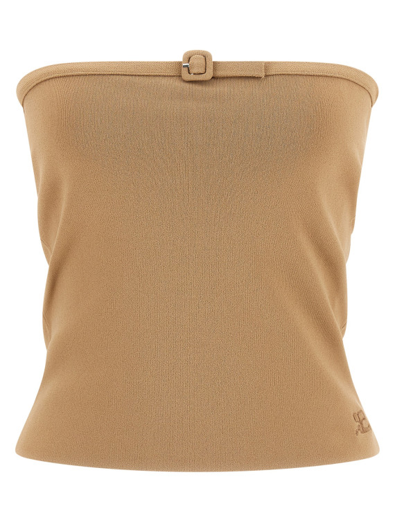 Повседневный топ COURREGES 'Buckle' (226MTO526FI00631019) #1