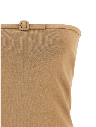 Повседневный топ COURREGES 'Buckle' (226MTO526FI00631019) #