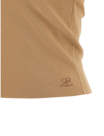 Повседневный топ COURREGES 'Buckle' (226MTO526FI00631019) #