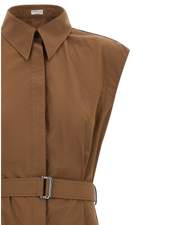 Миди BRUNELLO CUCINELLI Chemisier dress (ML140A5286C9311) #