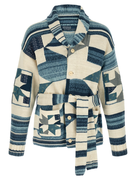 Свитер, кардиган POLO RALPH LAUREN Patchwork cardigan (710A12800001) #1