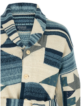 Свитер, кардиган POLO RALPH LAUREN Patchwork cardigan (710A12800001) #