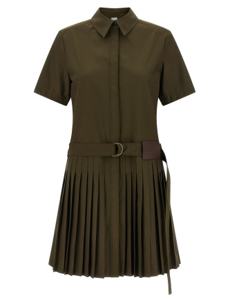 Мини LOEWE Pleated chemisier dress