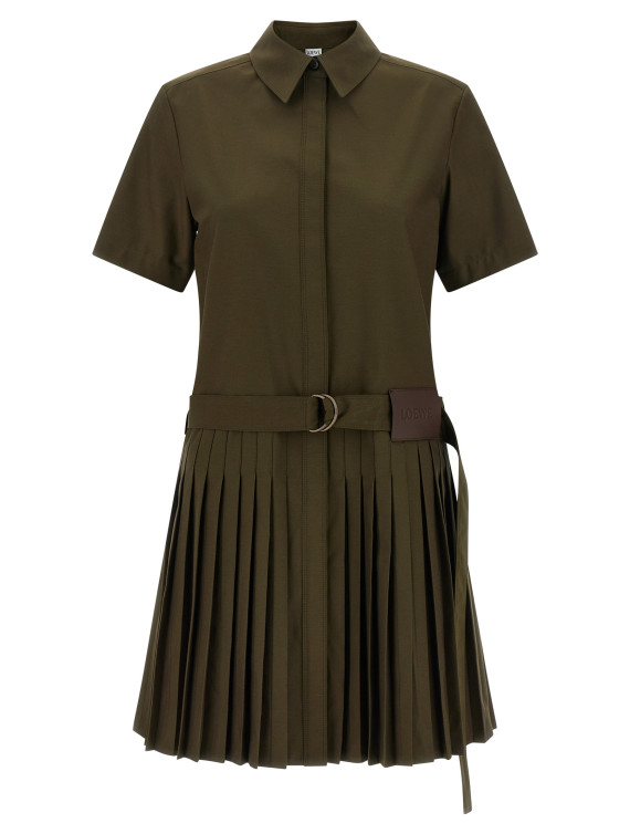 Мини LOEWE Pleated chemisier dress (S359Y09XKP4160) #1