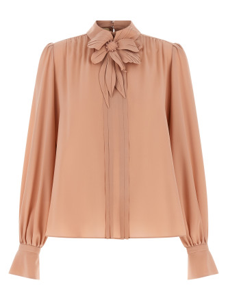 Повседневный топ VALENTINO GARAVANI Valentino Garavani crêpe top