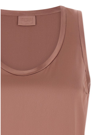 Повседневный топ BRUNELLO CUCINELLI Satin top (M0C59E0600C8691) #