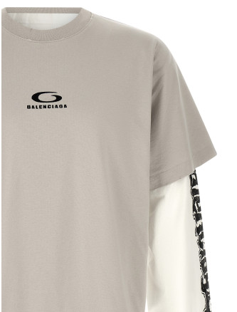 Футболка BALENCIAGA 'Ibrida Doppia' (871497TUVD51410) #