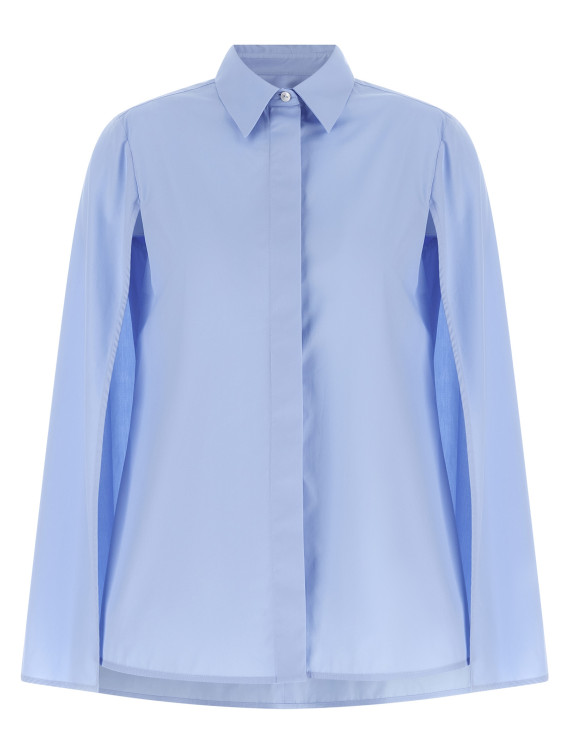 Рубашка, блузка FEDERICA BONIFACI Hooded shirt (CAM032LIGHT BLUE) #1