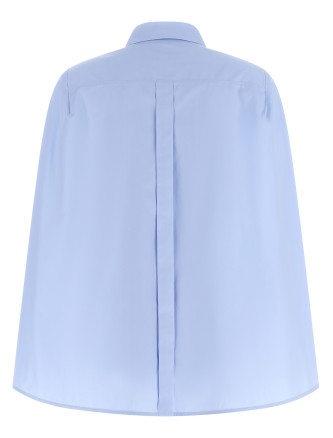 Рубашка, блузка FEDERICA BONIFACI Hooded shirt (CAM032LIGHT BLUE) #