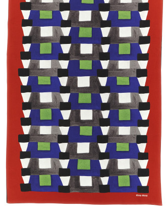 Шарф, платок MIU Medium silk scarf (5FF0652IG3F0PTA) #