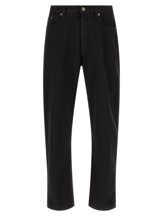 Джинсы RIVIERA PROJECT Tapered leg jeans (DENIMNERONERO) #1