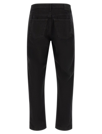 Джинсы RIVIERA PROJECT Tapered leg jeans (DENIMNERONERO) #