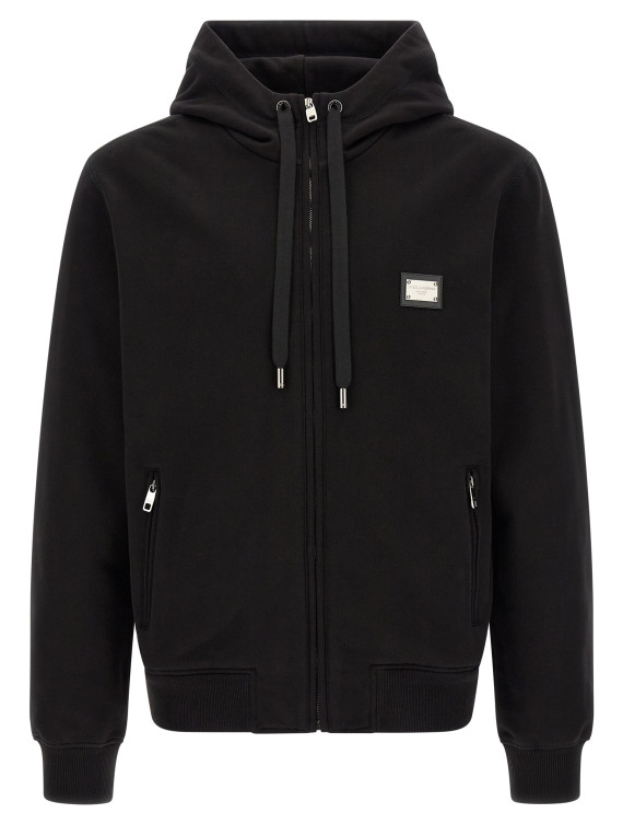 Толстовка DOLCE & GABBANA Logo plaque hoodie (G9ABITG7P1CN0000) #1