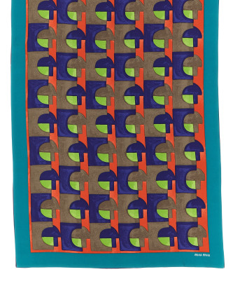 Шарф, платок MIU Medium silk scarf (5FF0652IG3F00M9) #