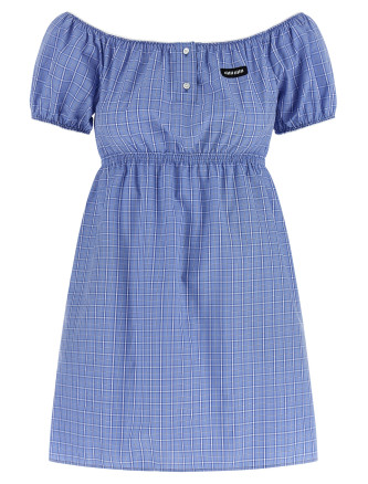 Мини MIU Check dress