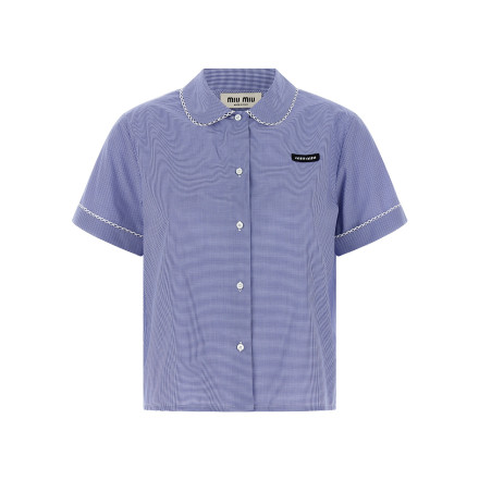 Рубашка, блузка MIU Micro vichy shirt