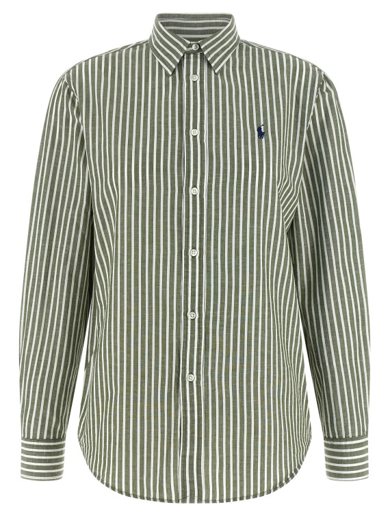 Рубашка, блузка POLO RALPH LAUREN Cotton and linen shirt (211971514500) #1
