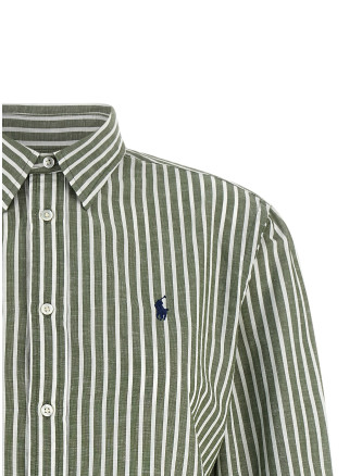Рубашка, блузка POLO RALPH LAUREN Cotton and linen shirt (211971514500) #