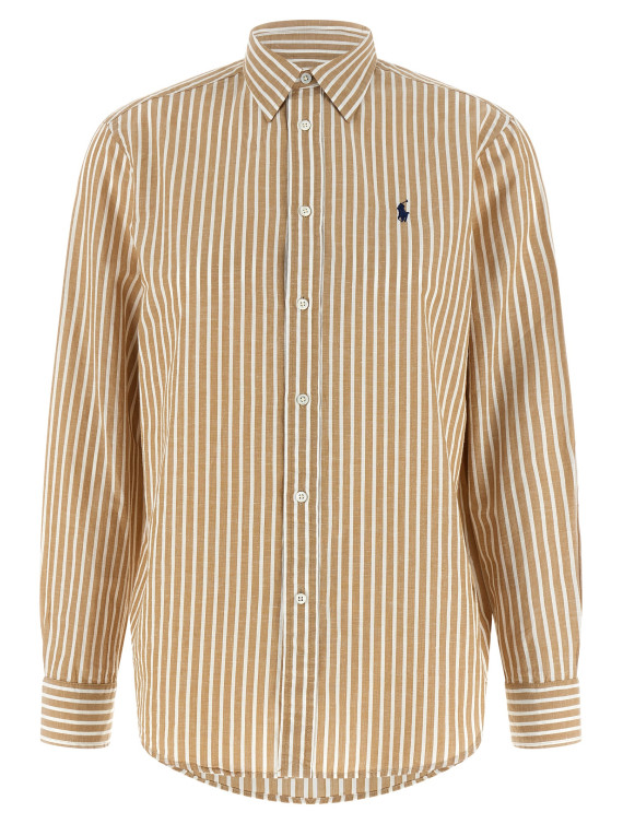 Рубашка, блузка POLO RALPH LAUREN Cotton and linen shirt (211971514501) #1