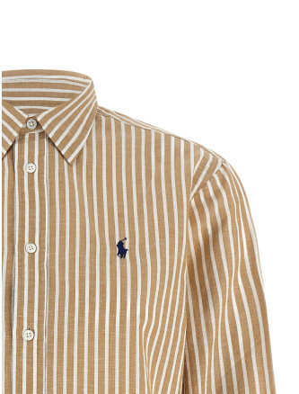 Рубашка, блузка POLO RALPH LAUREN Cotton and linen shirt (211971514501) #
