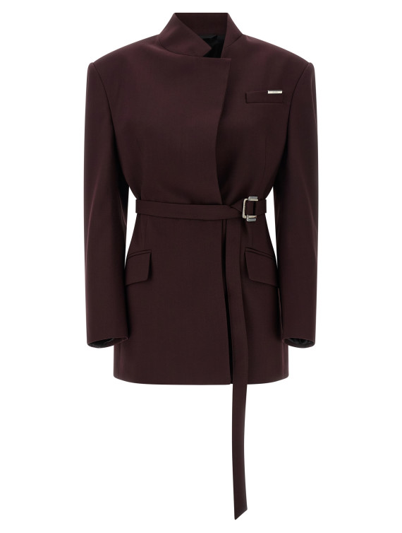 Пиджак, костюм THE ATTICO Maxi shoulder strap blazer (260WCG00090595) #1