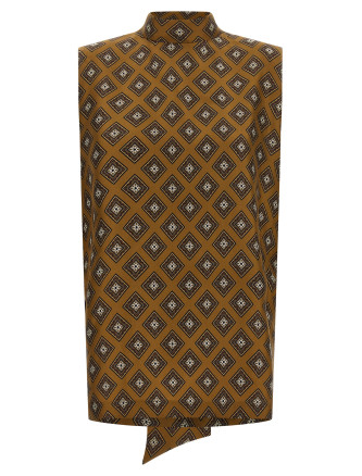 Повседневный топ ALBERTO BIANI Tie print top